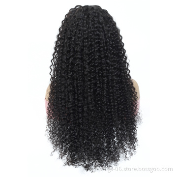 Jewish Wig Virgin Cuticle Aligned Mink Brazilian Human Hair Wholesale Price Swiss Full Lace Kinky Curly Hair Wig For Women